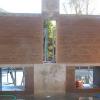 rammed earth fire place